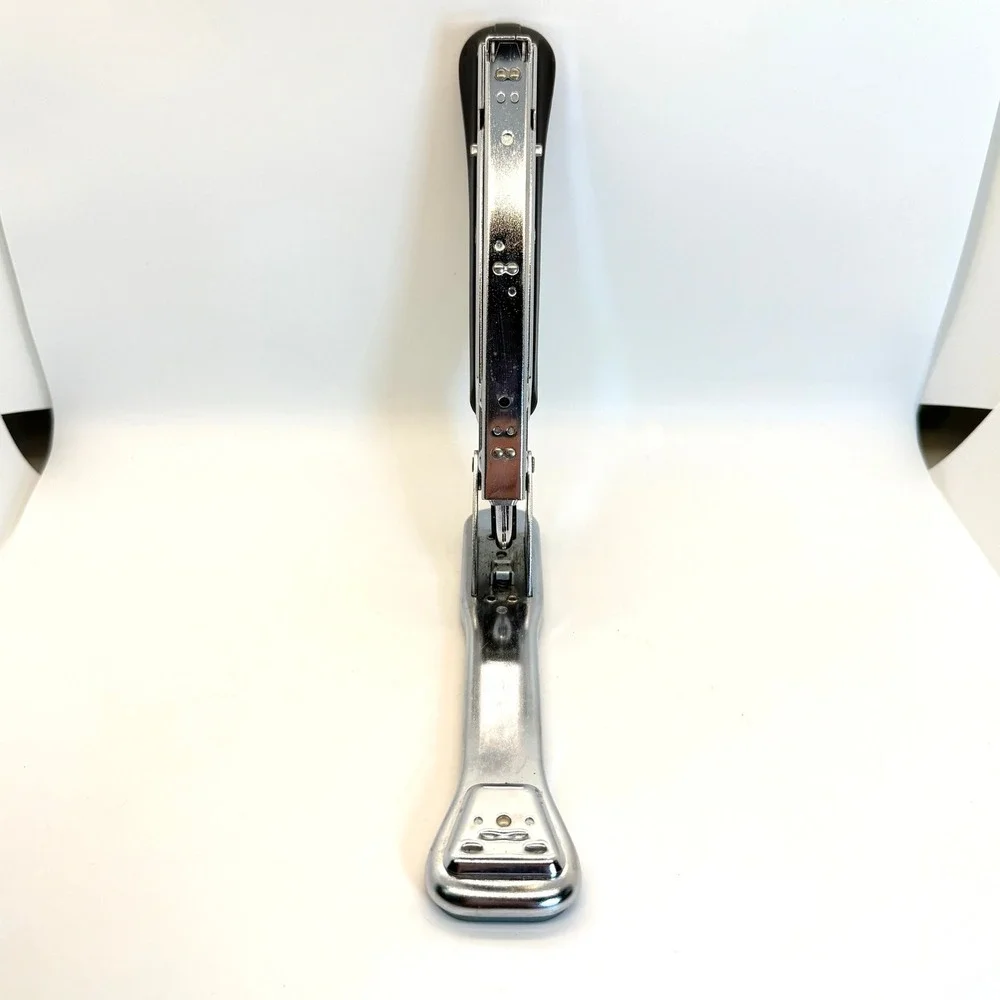 VTG Ace Fastener Aceliner Model 502 Chrome Black Cap‎ Stapler Chicago USA Retro